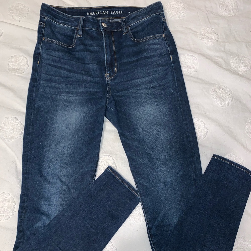 AE super high rise jeggings